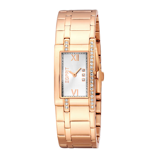 Esprit Women's 20.2 x 36.8mm Fashion Rose Gold Color Dial Watch