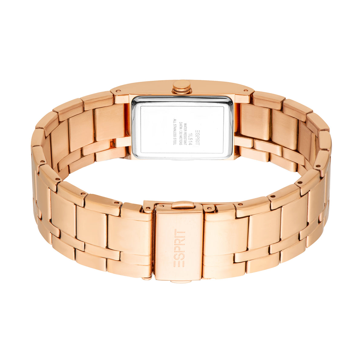 Esprit Women's 20.2 x 36.8mm Fashion Rose Gold Color Dial Watch