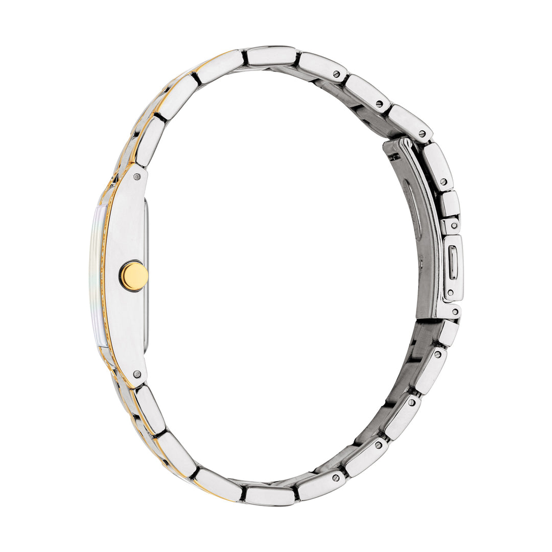 Esprit Women's 20.2 x 36.8mm Fashion Two Tone Silver & Gold Color Dial Watch