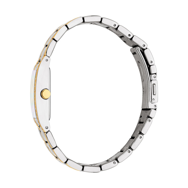 Esprit Women's 20.2 x 36.8mm Fashion Two Tone Silver & Gold Color Dial Watch