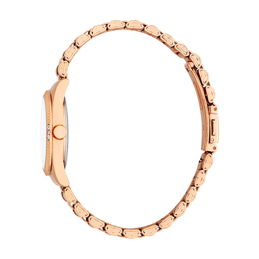 Esprit Women's 30mm Fashion Rose Gold Color Dial Watch