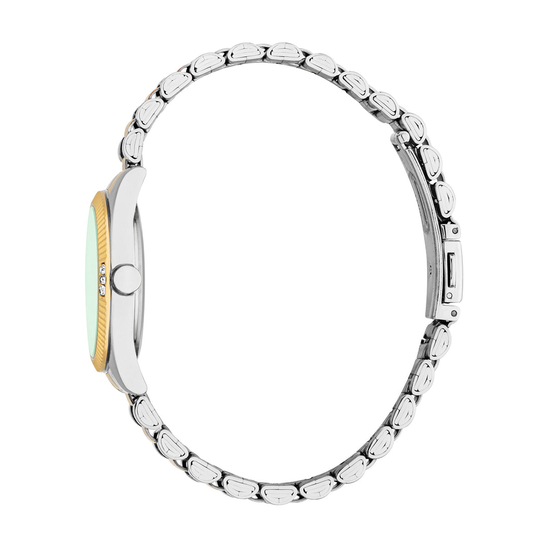 Esprit Women's 30mm Fashion Two Tone Silver & Gold Color Dial Watch