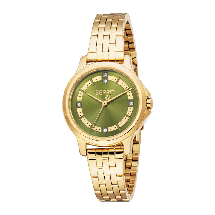 Esprit Women's 32mm Fashion Gold Color Dial Watch
