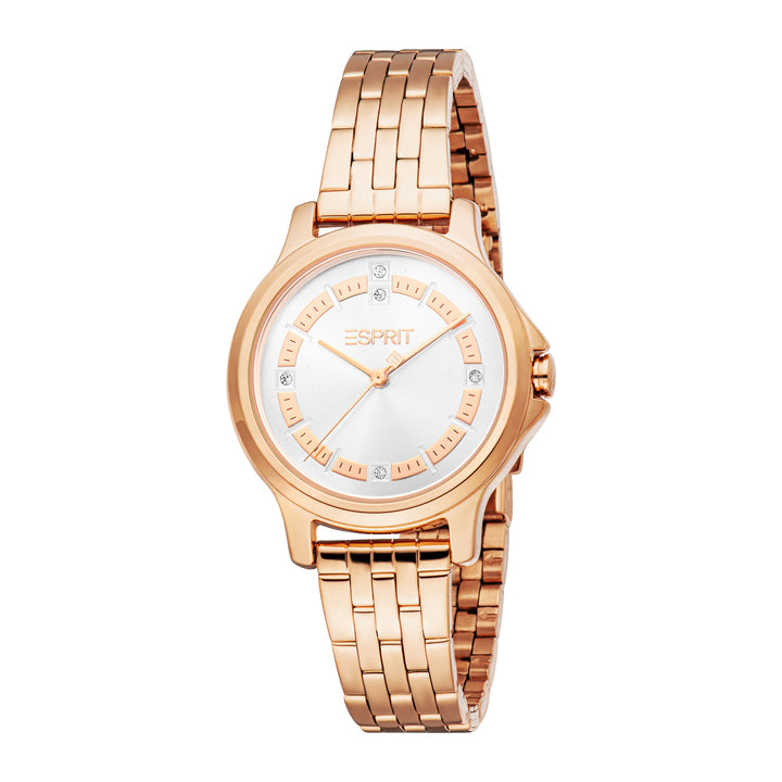 Esprit Women's 32mm Fashion Rose Gold Color Dial Watch