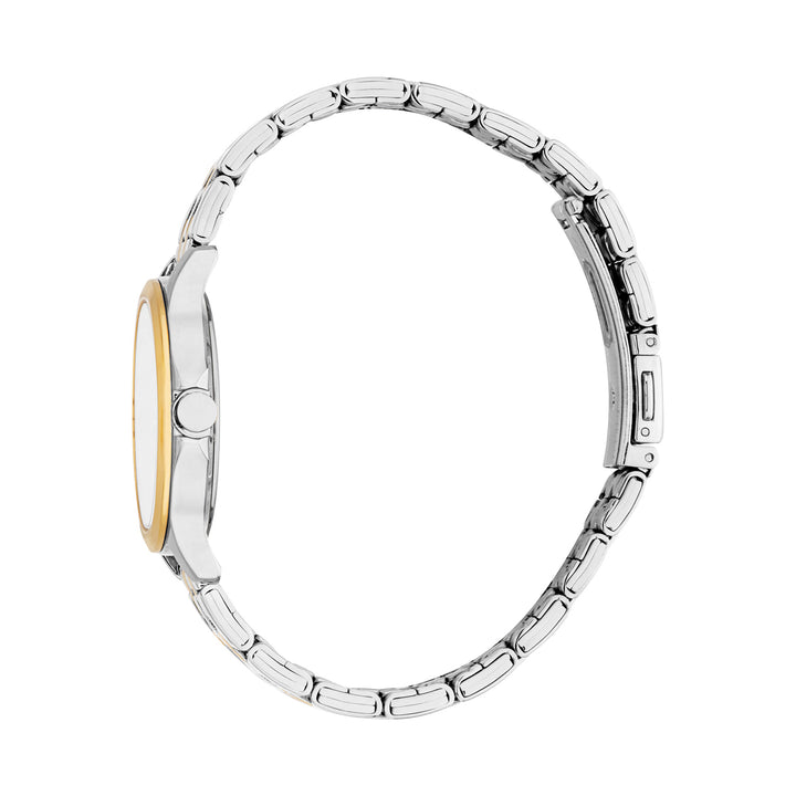 Esprit Women's 32mm Fashion Two Tone Silver & Gold Color Dial Watch