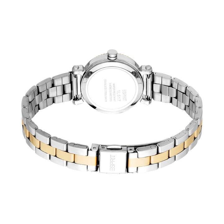 Esprit Women's 26mm Fashion Two Tone Silver & Gold Color Dial Watch