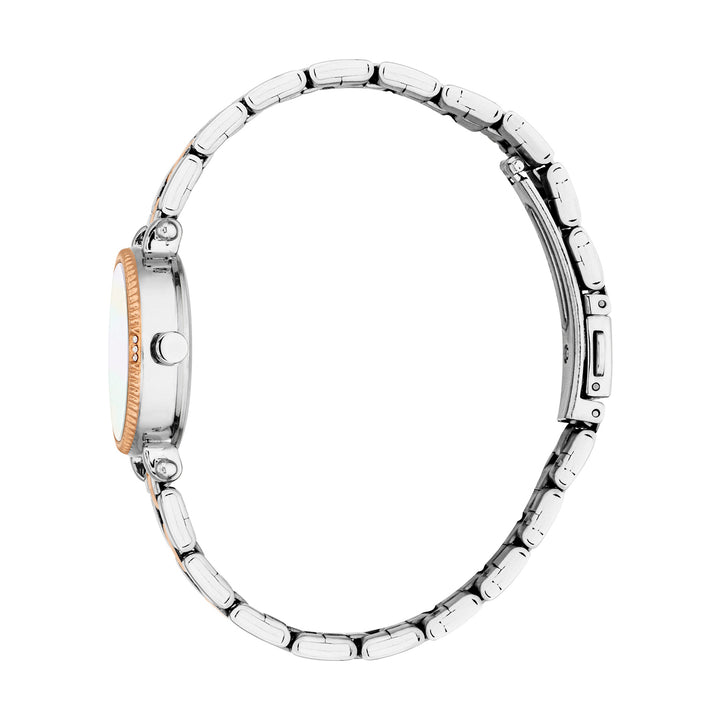 Esprit Women's 26mm Fashion Two Tone Silver & Rose Gold Color Dial Watch