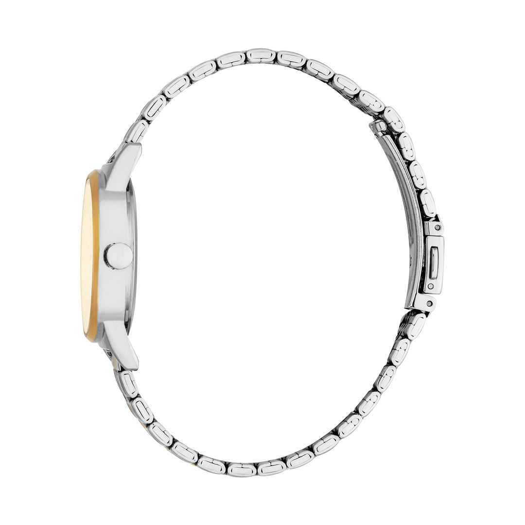 Esprit Women's 30.5mm Fashion Two Tone Silver & Gold Color Dial Watch