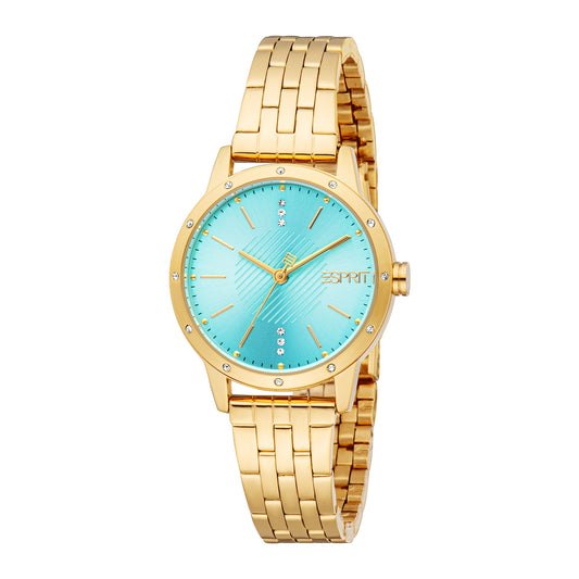 Esprit Women's 30mm Fashion Gold Color Dial Watch