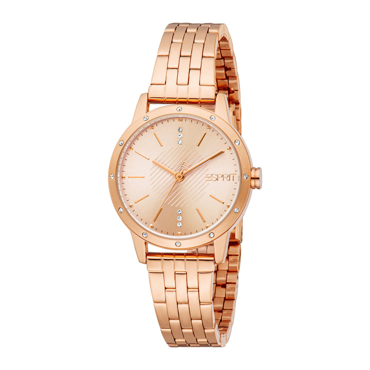 Esprit Women's 30mm Fashion Rose Gold Color Dial Watch