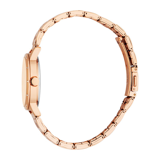 Esprit Women's 30mm Fashion Rose Gold Color Dial Watch