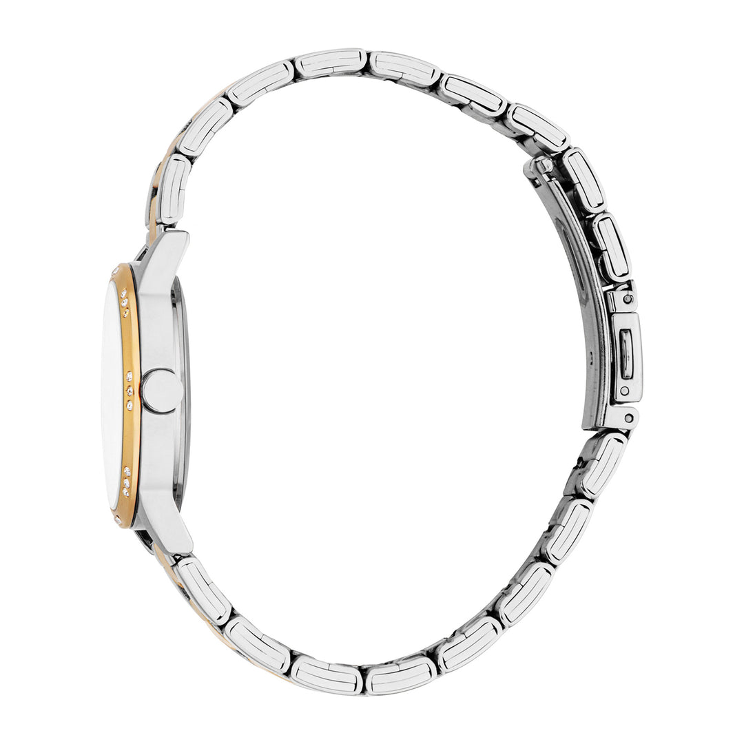 Esprit Women's 30mm Fashion Two Tone Silver & Gold Color Dial Watch