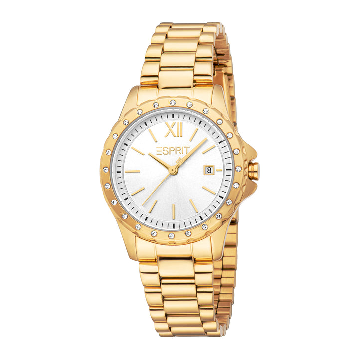 Esprit Women's 32mm Fashion Gold Color Dial Watch