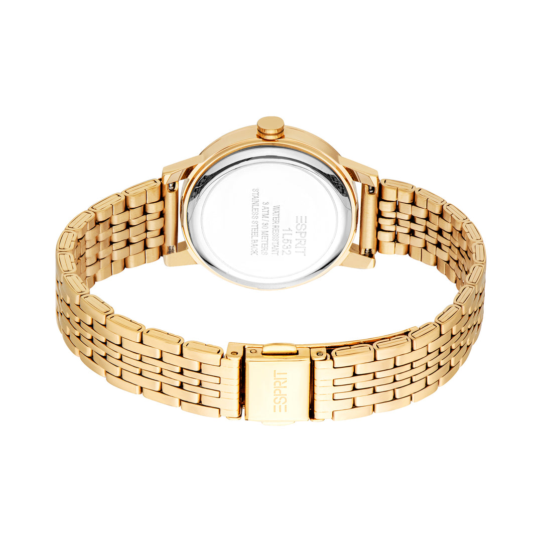 Esprit Women's 30mm Fashion Gold Color Dial Watch