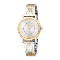 Esprit Women's 30mm Fashion Two Tone Silver & Gold Color Dial Watch