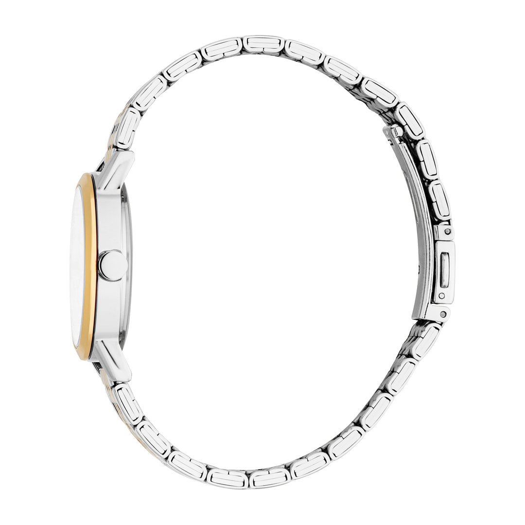 Esprit Women's 30mm Fashion Two Tone Silver & Gold Color Dial Watch