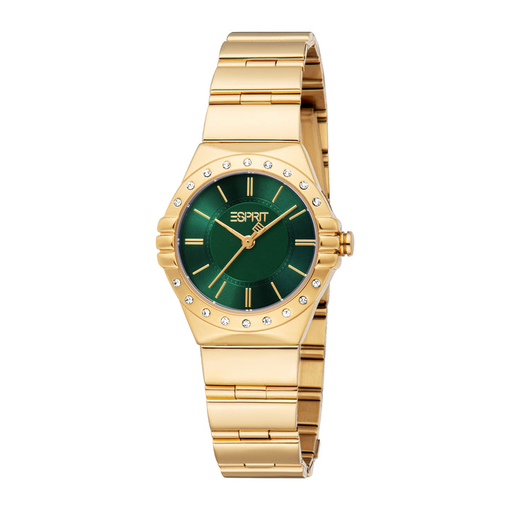 Esprit Women's 28mm Fashion Gold Color Dial Watch