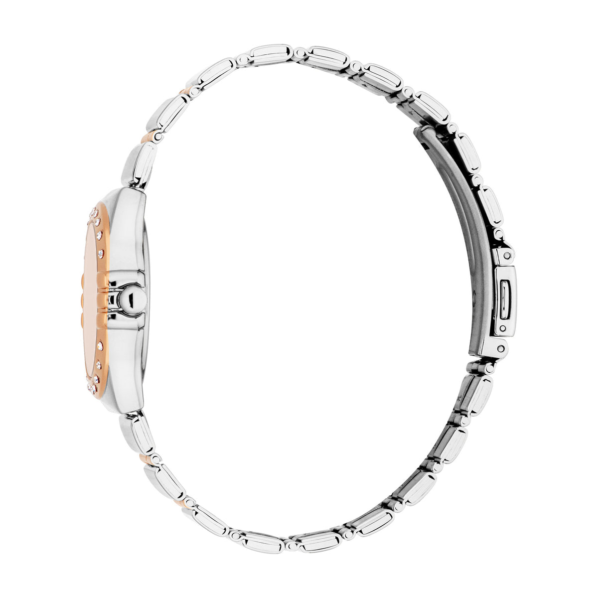 Esprit Women's 28mm Fashion Two Tone Silver & Rose Gold Color Dial Watch