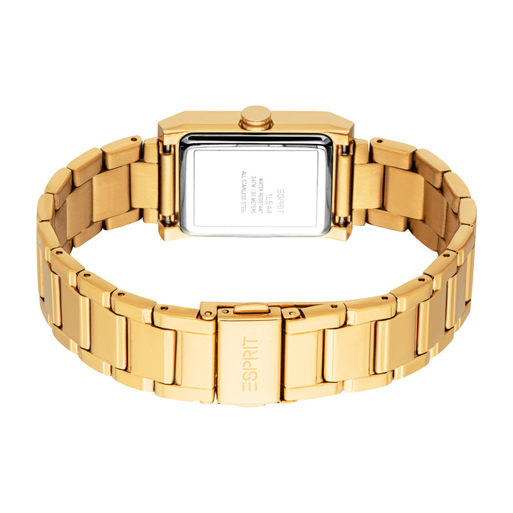 Esprit Women's 22 x 32.5mm Fashion Gold Color Dial Watch