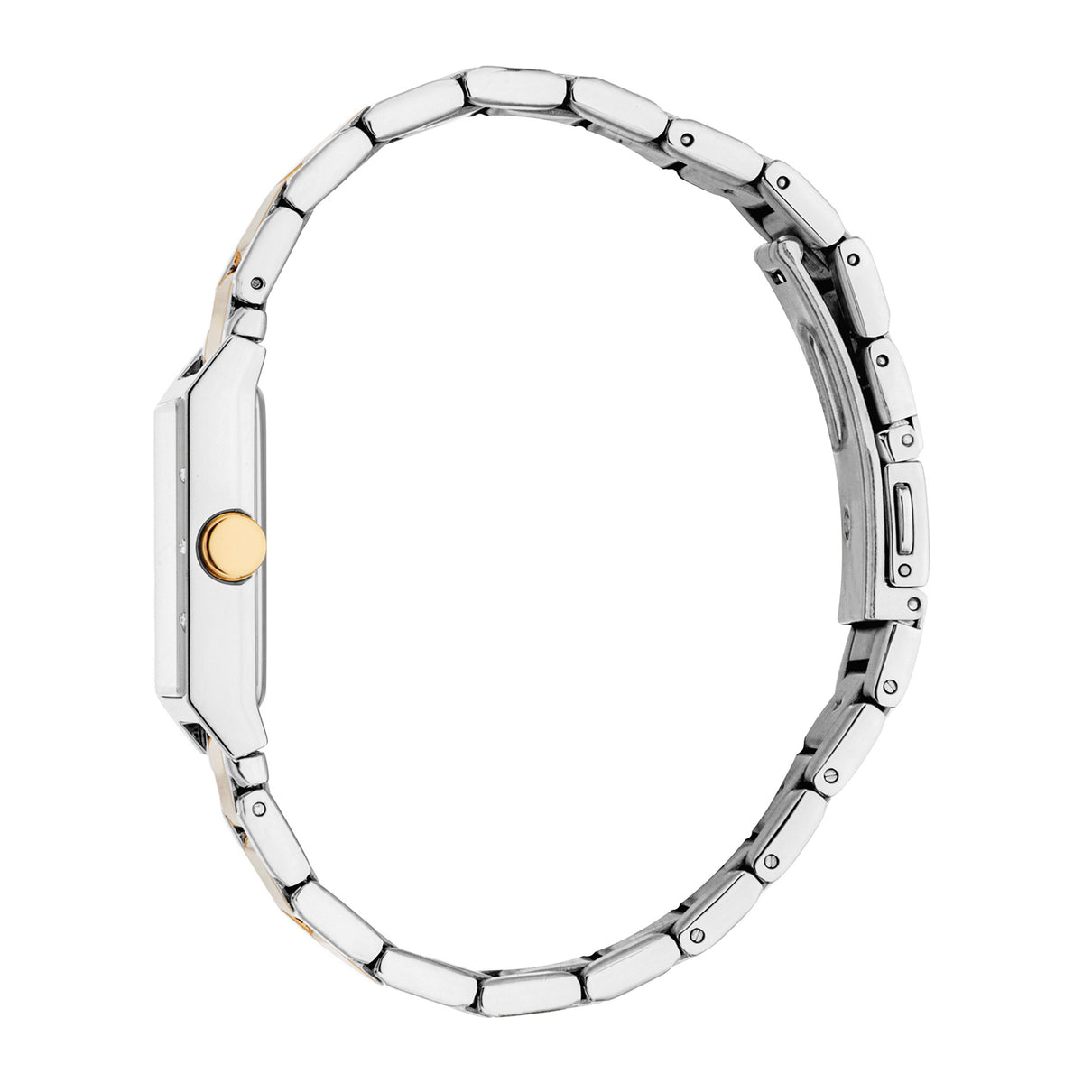 Esprit Women's 22 x 32.5mm Fashion Two Tone Silver & Gold Color Dial Watch