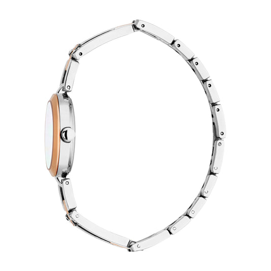 Esprit Women's 28mm Fashion Two Tone Silver & Rose Gold Color Dial Watch