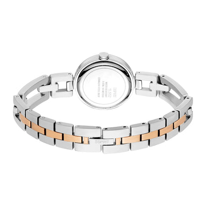 Esprit Women's 28mm Fashion Two Tone Silver & Rose Gold Color Dial Watch