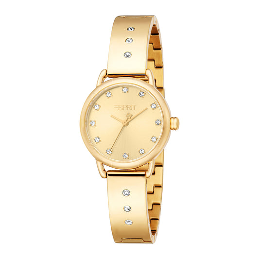 Esprit Women's 28mm Fashion Gold Color Dial Watch