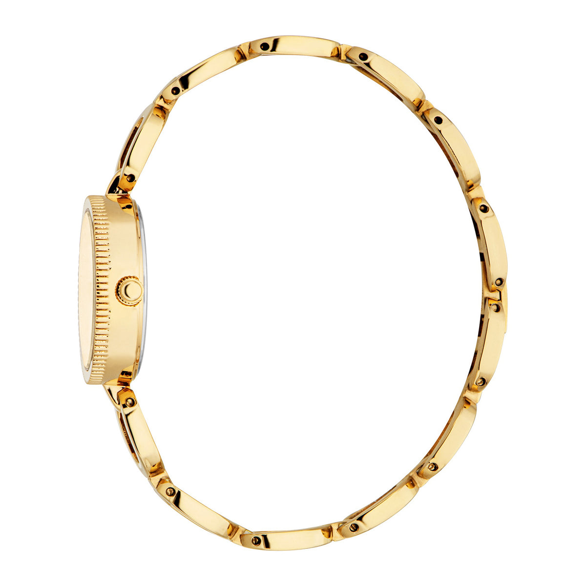 ESPRIT Women Watch, Gold Color Case, Champagne Dial, Gold Color Metal Bracelet, 3 Hands, 3 ATM