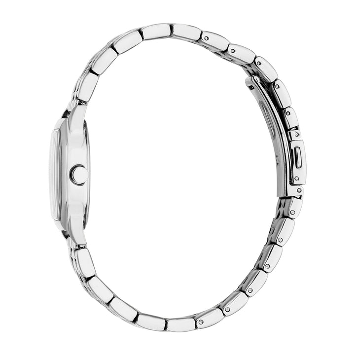 ESPRIT Women Watch, Silver Color Case, Silver Dial, Stainless Steel Metal Bracelet, 3 Hands, 3 ATM