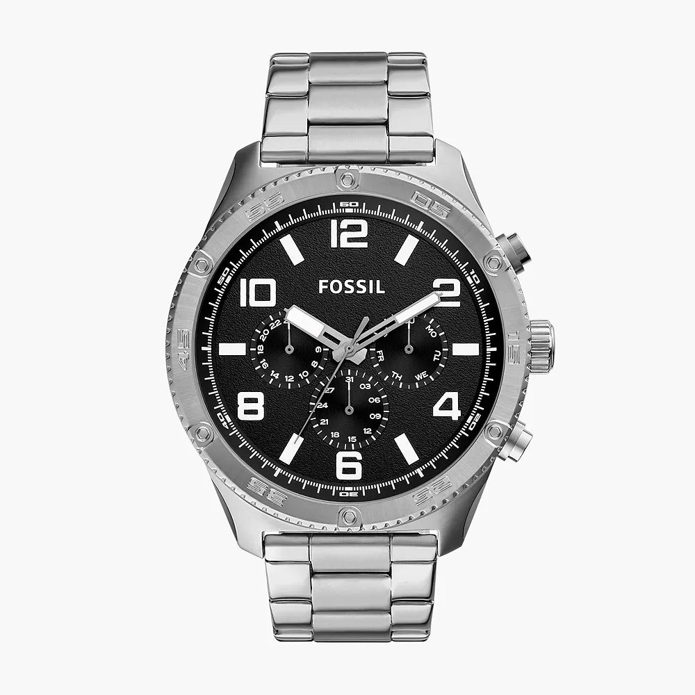 Fossil Brox Multifunction Stainless Steel Watch - BQ2797