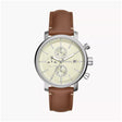 Fossil Rhett Multifunction Brown LiteHide™ Leather Watch