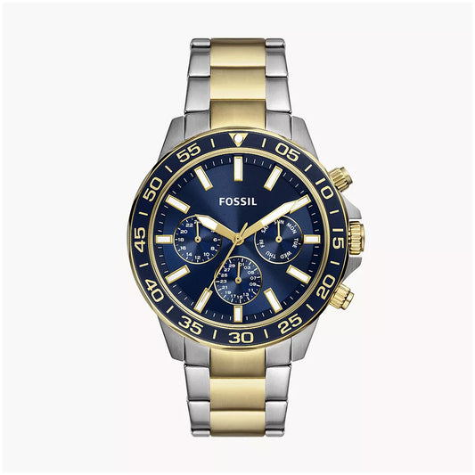 Fossil Bannon Multifunction Two-Tone Stainless Steel Watch