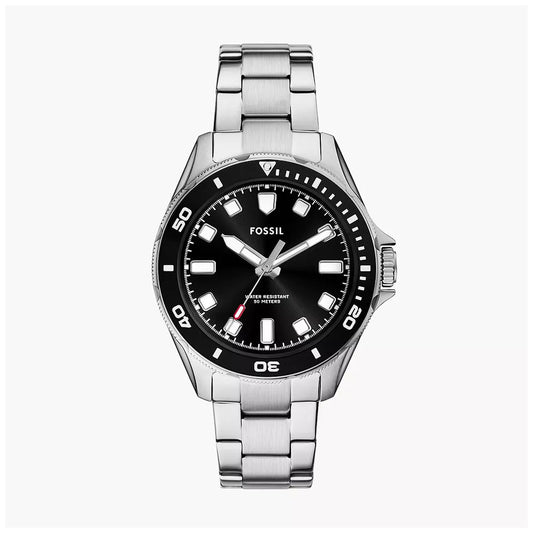 Fossil Dalton Three-Hand Stainless Steel Watch