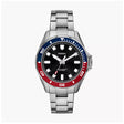 Fossil Dalton Three-Hand Stainless Steel Watch