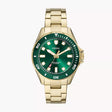 Fossil Dalton Three-Hand Gold-Tone Stainless Steel Watch