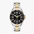 Fossil Dalton Three-Hand Two-Tone Stainless Steel Watch