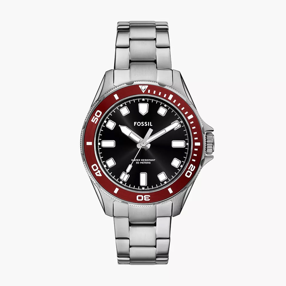 Fossil Dalton Three-Hand Stainless Steel Watch - BQ2896