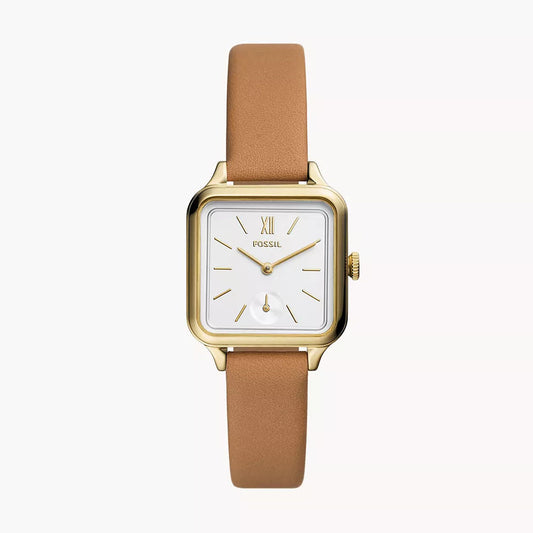 Fossil Colleen Three-Hand Brown Leather Watch