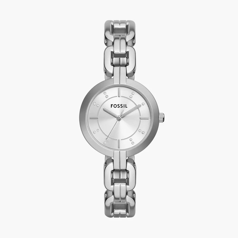 Fossil Kerrigan Three-Hand Stainless Steel Watch