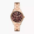 Fossil Rye Multifunction Rose Gold-Tone Stainless Steel Watch