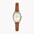 Fossil Penny Three-Hand Medium Brown Leather Watch