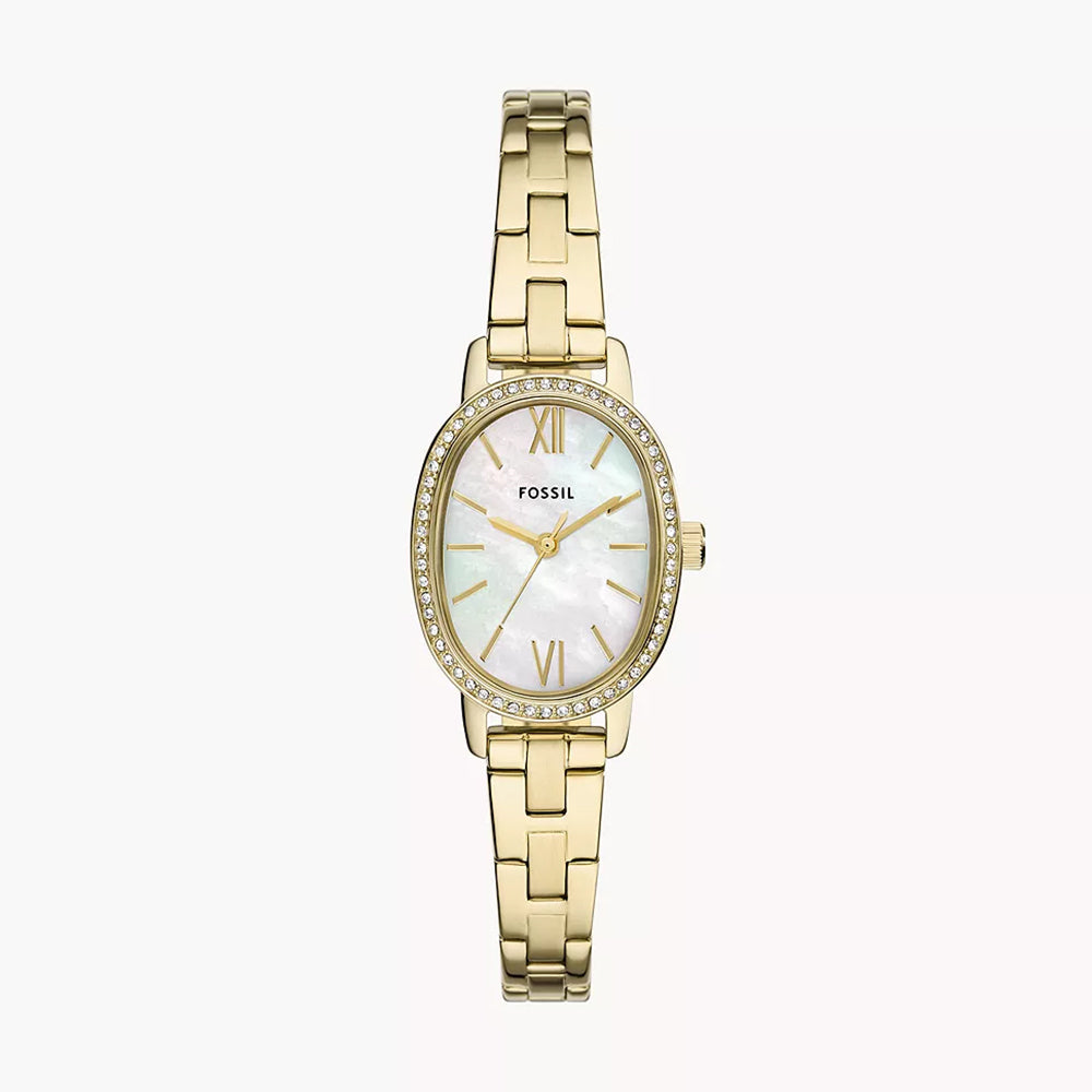 Fossil Penny Three-Hand Gold-Tone Stainless Steel Watch - BQ3976