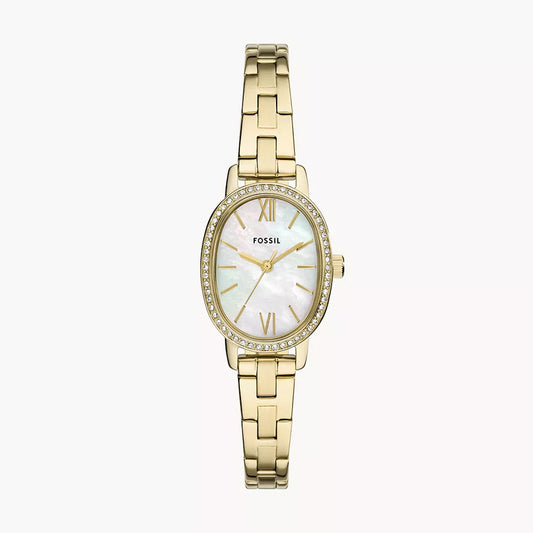 Fossil Penny Three-Hand Gold-Tone Stainless Steel Watch