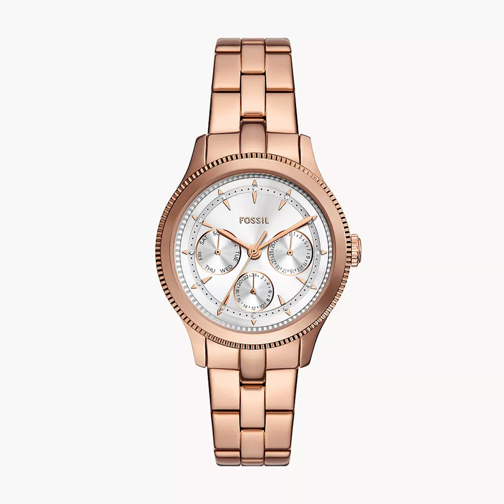 Fossil Brynn Multifunction Rose Gold-Tone Stainless Steel Watch - BQ3993