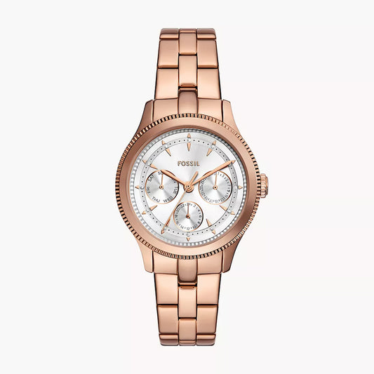 Fossil Brynn Multifunction Rose Gold-Tone Stainless Steel Watch