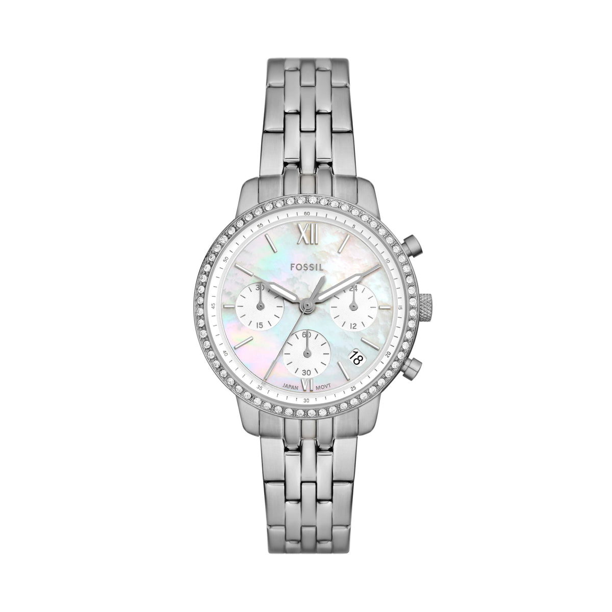 Fossil Neutra Silver Stainless Steel Women's Watch