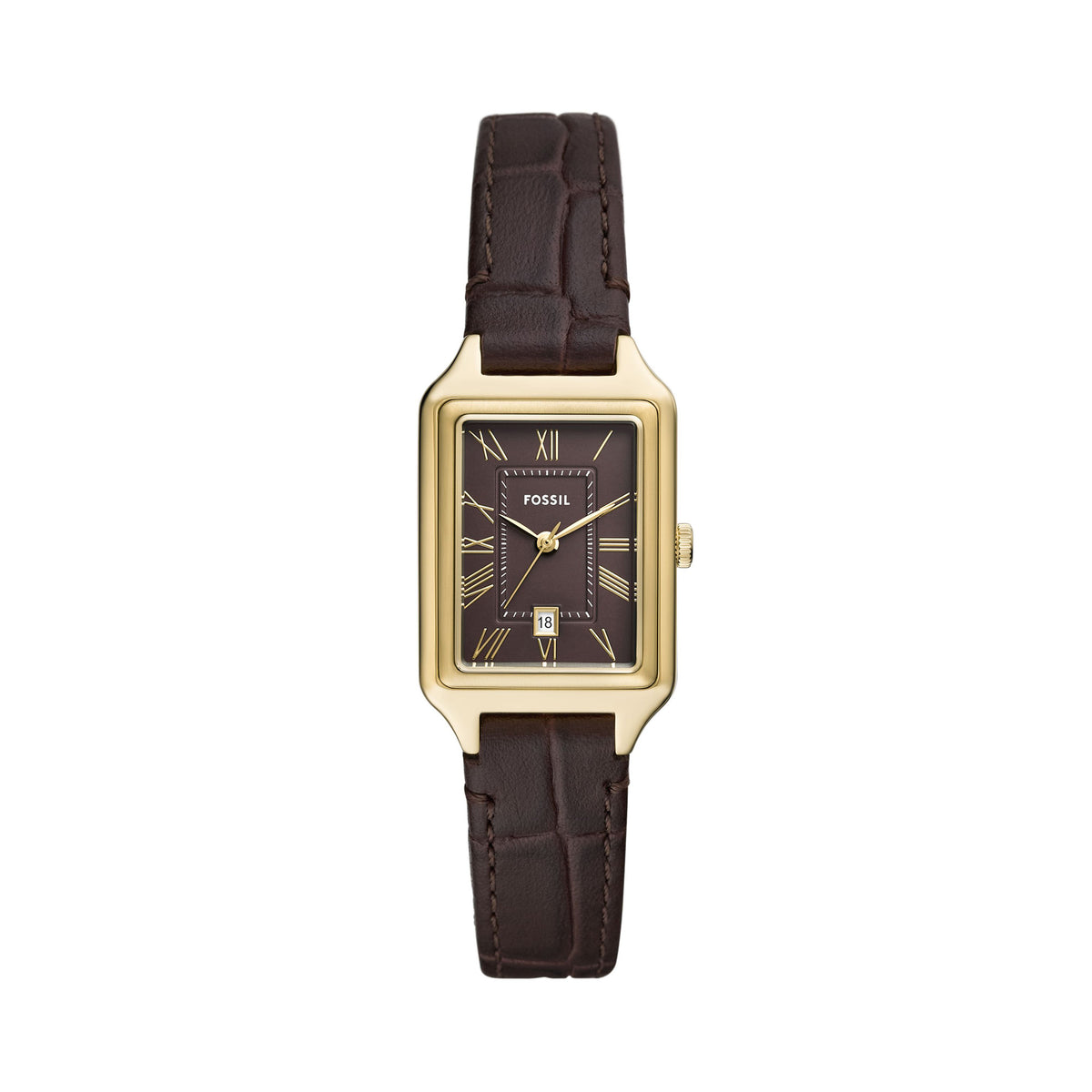 Fossil Raquel Gold Pro-Planet Leather Women's Watch