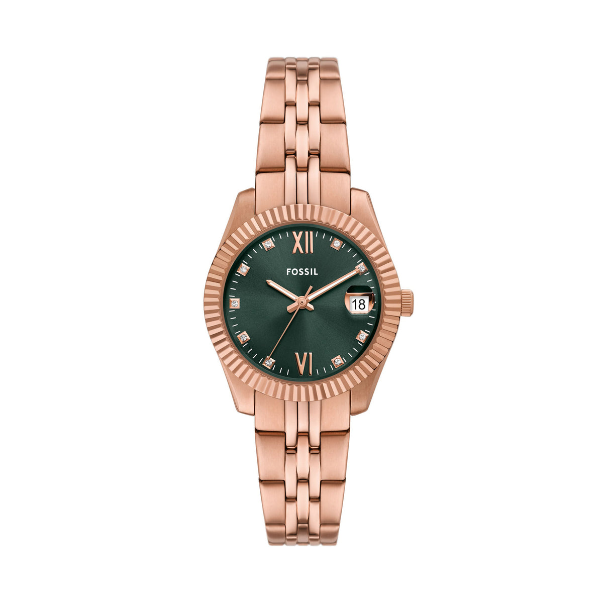 Fossil Scarlette Rose Gold Stainless Steel Women's Watch