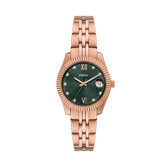 Fossil Scarlette Rose Gold Stainless Steel Women's Watch