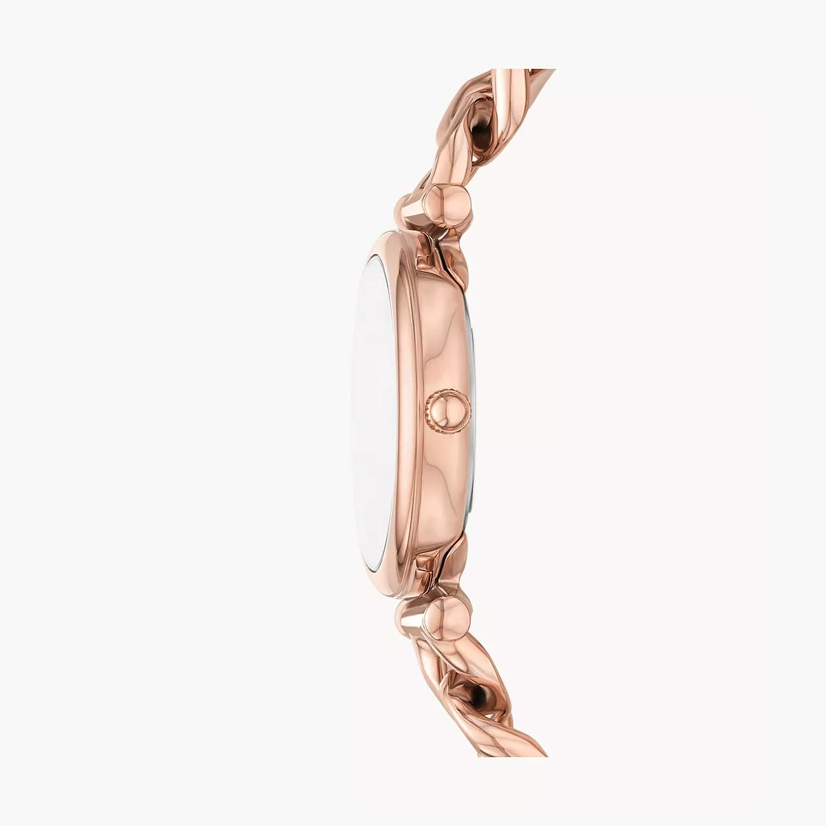 Fossil Women's Carlie Three-Hand Rose Gold-Tone Stainless Steel Watch and Bracelet Set - ES5378SET